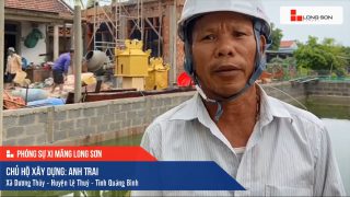 Phóng sự công trình sử dụng Xi măng Long Sơn tại Quảng Bình 20.09.2020