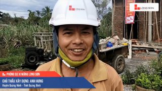 Phóng sự công trình sử dụng Xi măng Long Sơn tại Quảng Bình 19.09.2020