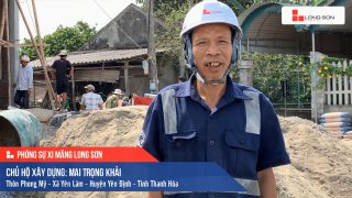 Phóng sự công trình sử dụng Xi măng Long Sơn tại Thanh Hóa 13.09.2020