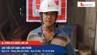 Phóng sự công trình sử dụng Xi măng Long Sơn tại TP. Hồ chí Minh 21.10.2020