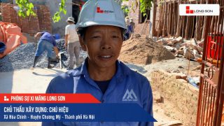 Phóng sự công trình sử dụng Xi măng Long Sơn tại Hà Nội 10.10.2020