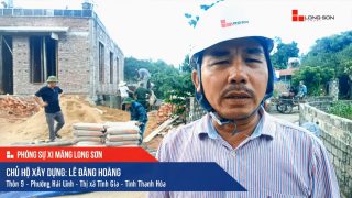 Phóng sự công trình sử dụng Xi măng Long Sơn tại Thanh Hóa 05.10.2020