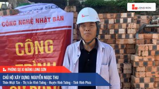 Phóng sự công trình sử dụng Xi măng Long Sơn tại Vĩnh Phúc 04.10.2020