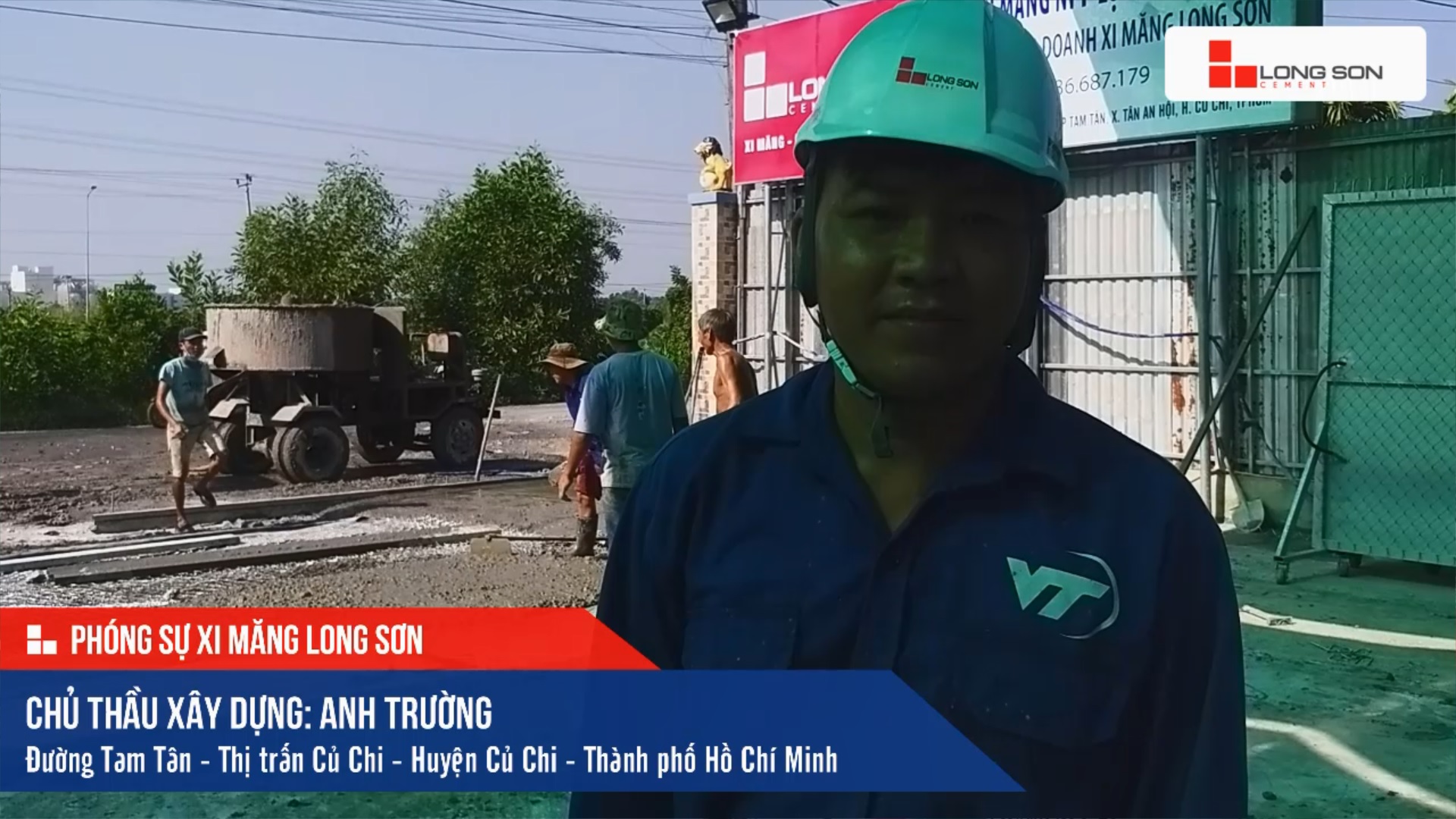 Phóng sự công trình sử dụng Xi măng Long Sơn tại TP. Hồ Chí Minh 20.11.2020