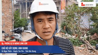 Phóng sự công trình sử dụng Xi măng Long Sơn tại Bắc Giang 06.11.2020