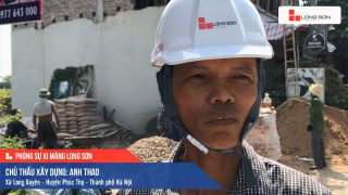 Phóng sự công trình sử dụng Xi măng Long Sơn tại Hà Nội 10.11.2020