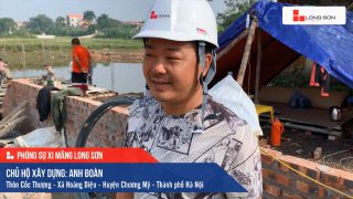 Phóng sự công trình sử dụng Xi măng Long Sơn tại Hà Nội 06.11.2020