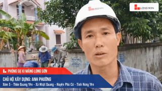 Phóng sự công trình sử dụng Xi măng Long Sơn tại Hưng Yên 06.11.2020