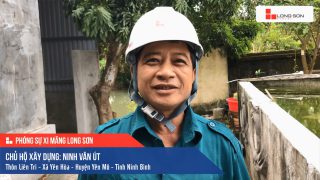 Phóng sự công trình sử dụng Xi măng Long Sơn tại Ninh Bình 03.11.2020