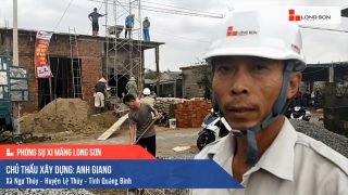 Phóng sự công trình sử dụng Xi măng Long Sơn tại Quảng Bình 11.11.2020