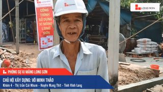 Phóng sự công trình sử dụng Xi măng Long Sơn tại Vĩnh Long 11.11.2020