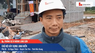 Phóng sự công trình sử dụng Xi măng Long Sơn tại Bắc Giang 15.12.2020