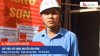 Phóng sự công trình sử dụng Xi măng Long Sơn tại Bình Định 09.12.2020