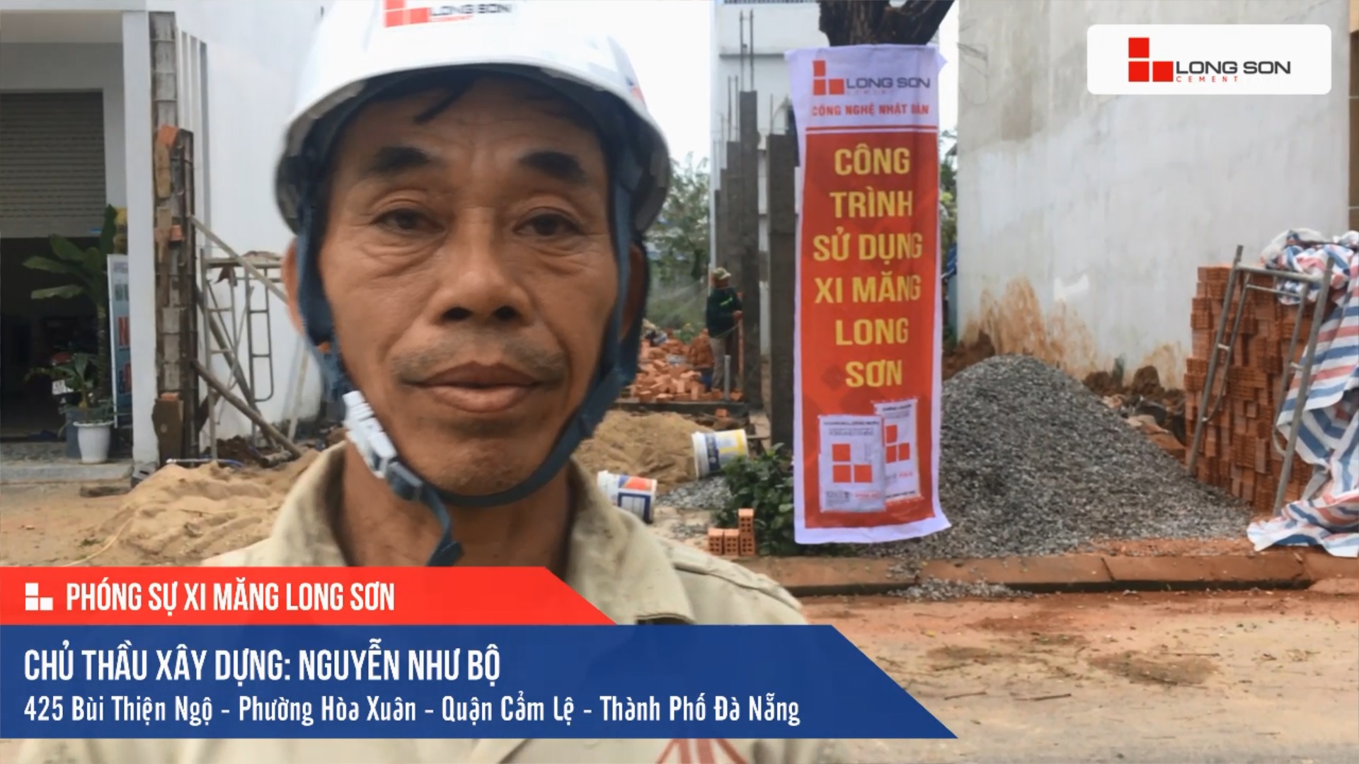 Phóng sự công trình sử dụng Xi măng Long Sơn tại Đà Nẵng 14.12.2020