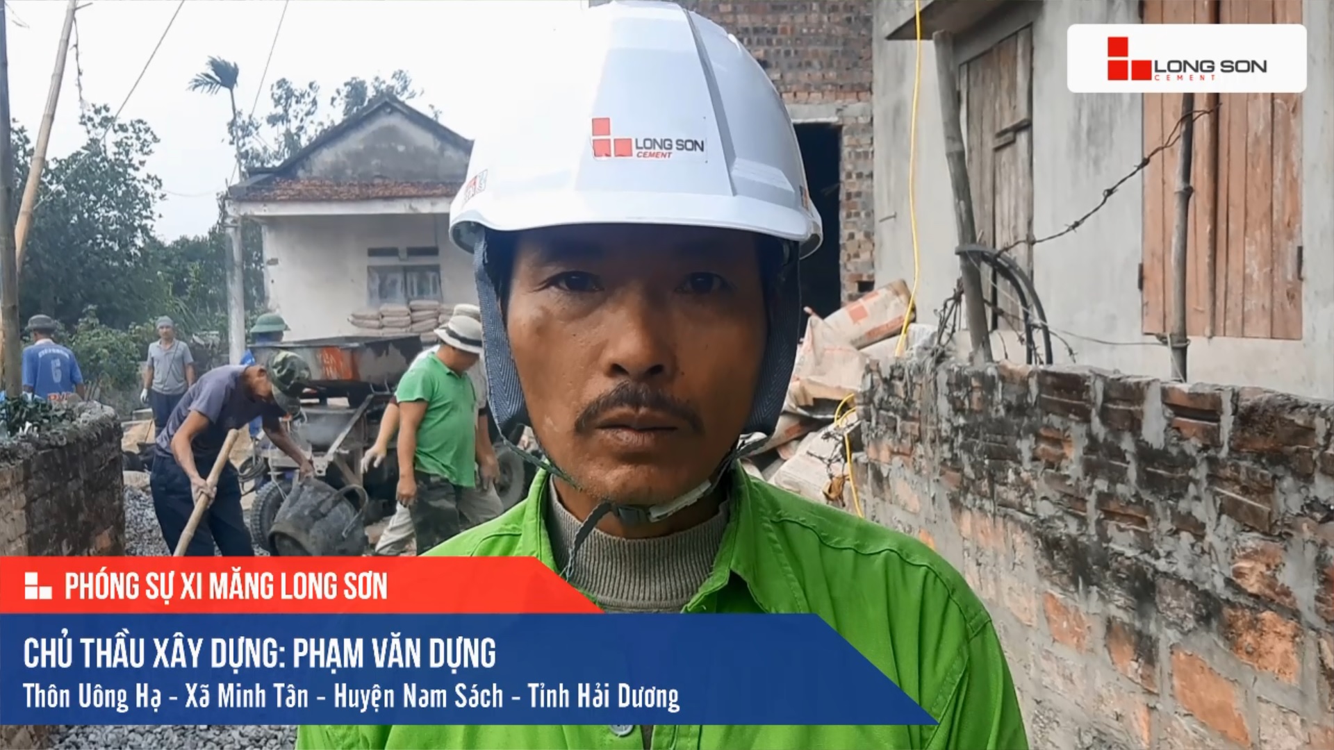 Phóng sự công trình sử dụng Xi măng Long Sơn tại Hải Dương 19.12.2020