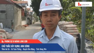 Phóng sự công trình sử dụng Xi măng Long Sơn tại Hưng Yên 22.12.2020