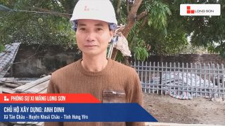 Phóng sự công trình sử dụng Xi măng Long Sơn tại Hưng Yên 18.12.2020