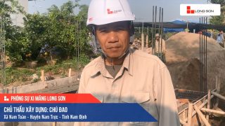 Phóng sự công trình sử dụng Xi măng Long Sơn tại Nam Định 22.12.2020
