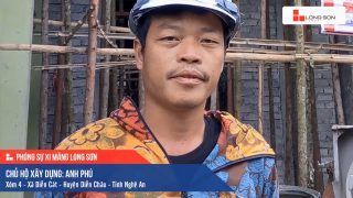 Phóng sự công trình sử dụng Xi măng Long Sơn tại Nghệ An 04.12.2020