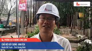 Phóng sự công trình sử dụng Xi măng Long Sơn tại Quảng Bình 15.12.2020