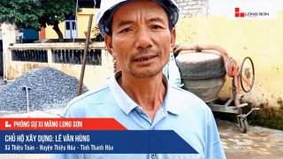 Phóng sự công trình sử dụng Xi măng Long Sơn tại Thanh Hóa 16.12.2020