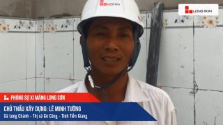 Phóng sự công trình sử dụng Xi măng Long Sơn tại Tiền Giang 20.12.2020