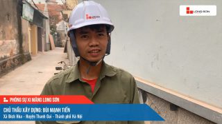 Phóng sự công trình sử dụng Xi măng Long Sơn tại Hà Nội 22.01.2021