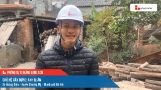 Phóng sự công trình sử dụng Xi măng Long Sơn tại Hà Nội 09.01.2021