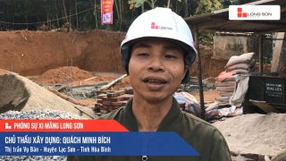 Phóng sự công trình sử dụng Xi măng Long Sơn tại Hòa Bình 31.12.2020