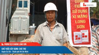 Phóng sự công trình sử dụng Xi măng Long Sơn tại TP. Hồ Chí Minh 16.03.2021