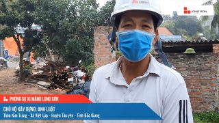 Phóng sự công trình sử dụng Xi măng Long Sơn tại Bắc Giang 16.03.2021
