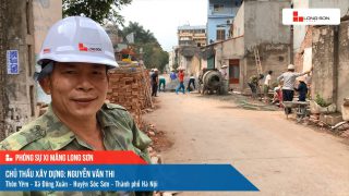 Phóng sự công trình sử dụng Xi măng Long Sơn tại Hà Nội 12.03.2021