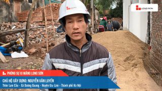 Phóng sự công trình sử dụng Xi măng Long Sơn tại Hà Nội 02.03.2021
