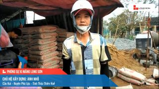 Phóng sự công trình sử dụng Xi măng Long Sơn tại Huế 10.03.2021