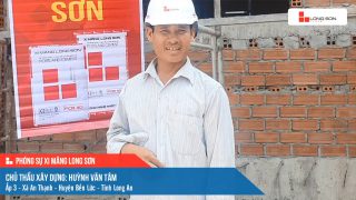 Phóng sự công trình sử dụng Xi măng Long Sơn tại Long An 10.03.2021