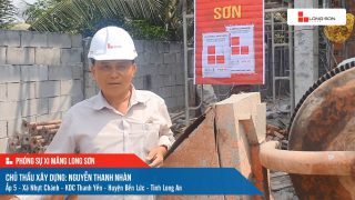 Phóng sự công trình sử dụng Xi măng Long Sơn tại Long An 10.03.2021