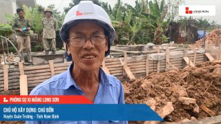 Phóng sự công trình sử dụng Xi măng Long Sơn tại Nam Định 18.03.2021