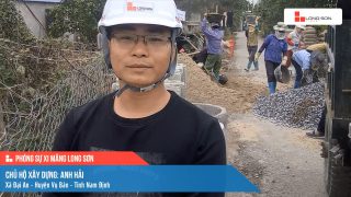 Phóng sự công trình sử dụng Xi măng Long Sơn tại Nam Định 06.03.2021