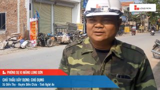 Phóng sự công trình sử dụng Xi măng Long Sơn tại Nghệ An 14.03.2021