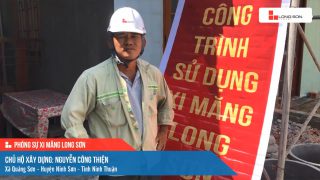 Phóng sự công trình sử dụng Xi măng Long Sơn tại Ninh Thuận 15.03.2021