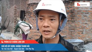 Phóng sự công trình sử dụng Xi măng Long Sơn tại Phú Thọ 09.03.2021.