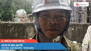 Phóng sự công trình sử dụng Xi măng Long Sơn tại Quảng Bình 16.03.2021