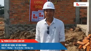 Phóng sự công trình sử dụng Xi măng Long Sơn tại Bạc Liêu 17.04.2021
