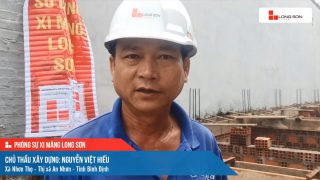 Phóng sự công trình sử dụng Xi măng Long Sơn tại Bình Định 08.04.2021