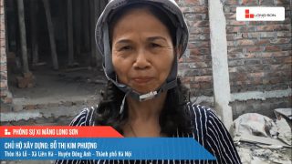 Phóng sự công trình sử dụng Xi măng Long Sơn tại Hà Nội 12.04.2021