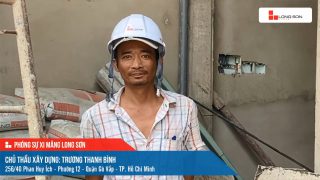 Phóng sự công trình sử dụng Xi măng Long Sơn tại TP. Hồ Chí Minh 13.04.2021