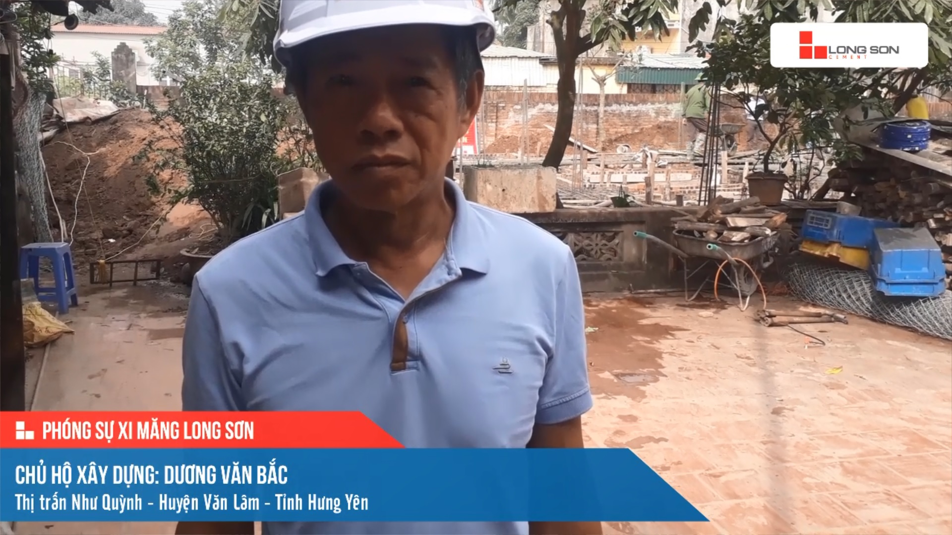 Phóng sự công trình sử dụng Xi măng Long Sơn tại Hưng Yên 06.04.2021