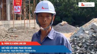 Phóng sự công trình sử dụng Xi măng Long Sơn tại Khánh Hòa 19.04.2021