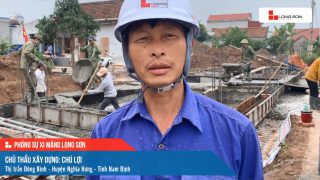 Phóng sự công trình sử dụng Xi măng Long Sơn tại Nam Định 04.04.2021