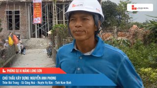 Phóng sự công trình sử dụng Xi măng Long Sơn tại Nam Định 21.04.2021